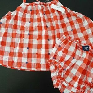 NWT Red Buffalo Check Summer Outfit